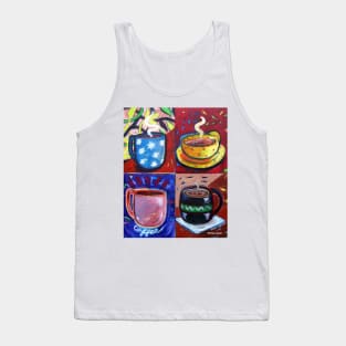 '4 Coffee Cups' Tank Top